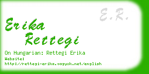 erika rettegi business card